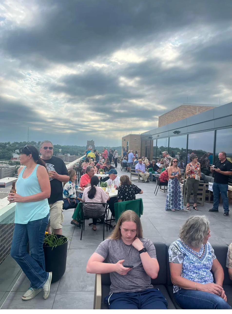 Rooftop party